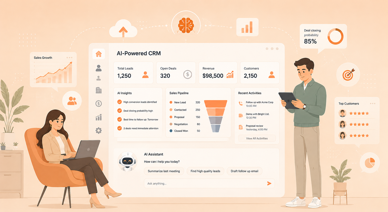 AI Powered CRM: How Intelligent Systems Are Changing Sales & Customer Management